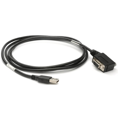 Kabel Zebra DS457 USB / prosty / kątowy / 1.8 metra - zdjęcie 01