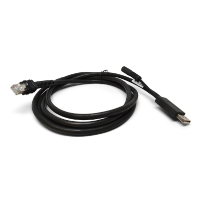 Kabel Zebra USB / zasilany 12V / ekranowany / prosty / 2 metry - zdjęcie 01